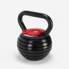 Kettlebell met verstelbaar gewicht voor gym en fitness 18 kg Elettra Verkoop