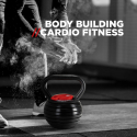 Kettlebell met verstelbaar gewicht voor gym en fitness 18 kg Elettra Voorraad