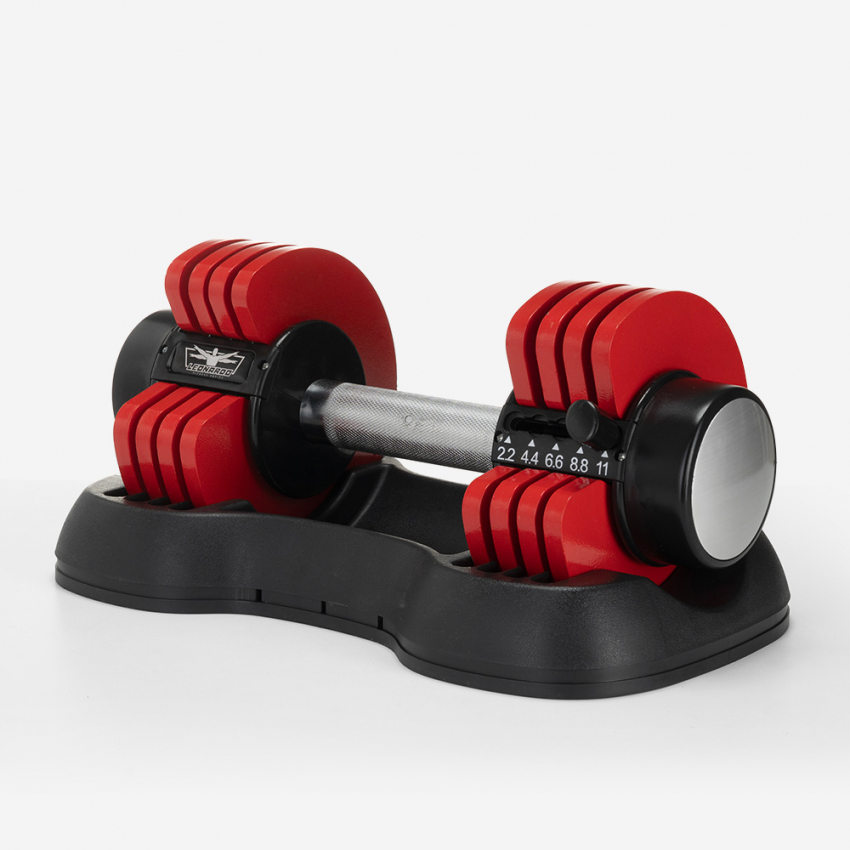 Verstelbare dumbbell voor sportschool en thuisfitness van 12 kg Erope Aanbieding Verstelbare dumbbell voor sportschool en thuisfitness van 12 kg Erope Aanbieding