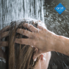 Thermostatisch stalen douchepaneel met mengkraan en handdouche Saturnia Keuze