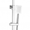 Thermostatisch stalen douchepaneel met mengkraan en handdouche Saturnia Kortingen