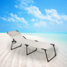 MAURITIUS aluminium opvouwbare ligstoel voor strand en tuin 