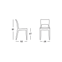 Moderne designstoelen voor de horeca Scab Isy Catalogus