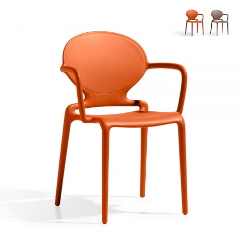 Chairs armchairs with armrests modern design for kitchen bar restaurant Scab Gio Arm Aanbieding