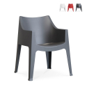 Fauteuil met armleuningen voor binnen en buiten Scab Coccolona Aanbieding