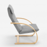 Ergonomische houten fauteuil Aarhus in Scandinavisch design  