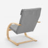 Ergonomische houten fauteuil Aarhus in Scandinavisch design  