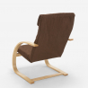 Ergonomische houten fauteuil Aarhus in Scandinavisch design  