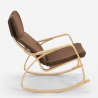 Ergonomische houten schommelstoelfauteuil met Scandinavisch design Aalborg 