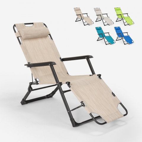 Inklapbare strand- en tuinstoel EMILY LUX Zero Gravity