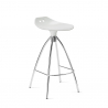 Transparent design stool with steel legs for kitchen bar Scab Frog Voorraad