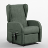 Dual-motor recliner armchair with removable armrests Caroline Korting