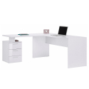 Modern corner desk 180x160 with 3 drawers New Selina Verkoop