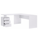 Modern corner desk 180x160 with 3 drawers New Selina Korting