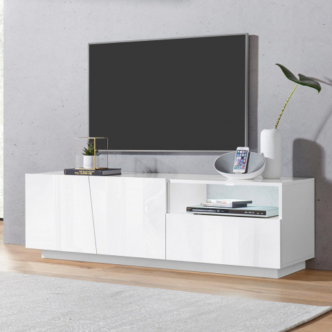 Modern TV cabinet for living room 2 doors 1 drawer 150cm Vega Stay