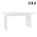 Modern design wooden dining table 160x90cm Bologna Verkoop