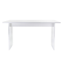 Modern design wooden dining table 160x90cm Bologna Korting