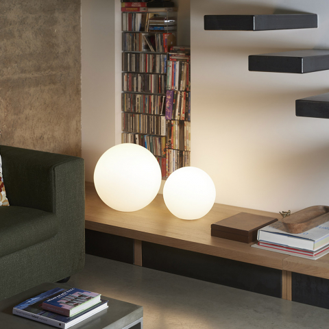 Modern design spherical table floor lamp Slide Globo In Aanbieding