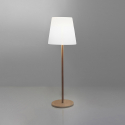 Modern design polyethylene wooden table/floor lamp Slide Ali Baba Wood Korting
