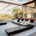 Modern design outdoor garden floor lamp Fiaccola Ali Baba by Slide Korting