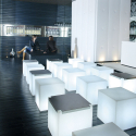 Modern contemporary design table floor lamp Slide Cubo Catalogus