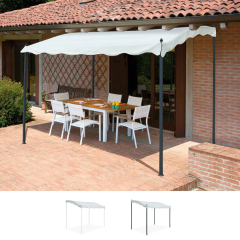 Steel gazebo 3x2m for garden bar hotel Pergola uv Aanbieding