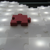Modern design modular floor lamp Puzzle by Slide Verkoop