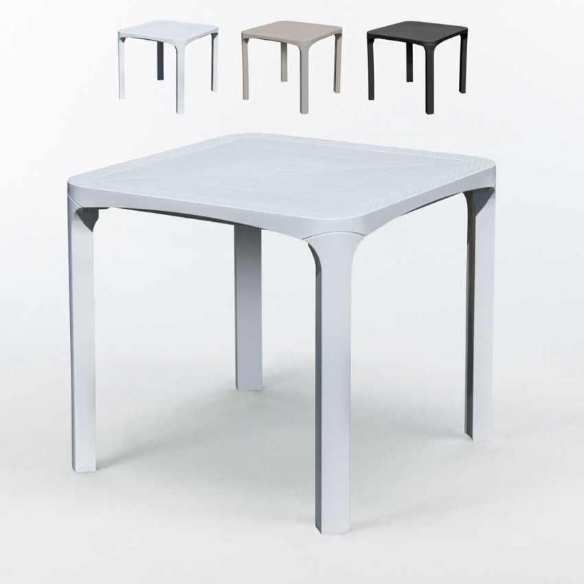 Polyrotan outdoor tafel 80x80 cm Olè van Grand Soleil Korting Polyrotan outdoor tafel 80x80 cm Olè van Grand Soleil Korting