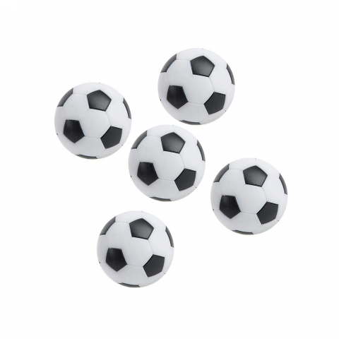 Set van 5 vervangende ballen van 32 mm voor tafelvoetbal Aanbieding