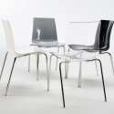Set van 12 stoelen met stalen poten Grand Soleil Lollipop 