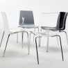Set van 12 stoelen met stalen poten Grand Soleil Lollipop 