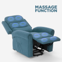 Elektrische relaxfauteuil Victoria met verwarming massage en sta op functie  Aankoop