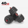 2-in-1 halterset 40 kg Ermes Kortingen