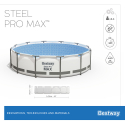 Bovengronds zwembad Bestway Steel Pro Max rond 305x76cm 56406 Korting
