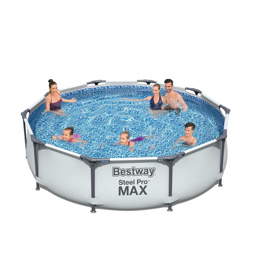 Bestway Steel Pro Max Zwembadset rond bovengronds zwembad 366x76cm 56416 Aanbieding