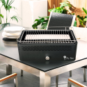 Rookvrije houtskool tafelmodel barbecue Merapi met ventilator Kortingen