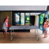 Opvouwbare tafeltennistafel Backspin met net, rackets en ballen  Verkoop