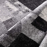 Rechthoekig modern geometrisch design vloerkleed grijs zwart Milano GRI012 Aanbod