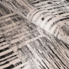 Eigentijds modern design vloerkleed Milano rechthoekig grijs zwart GRI007 Aanbod