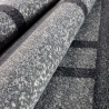 Modern design geometrisch rechthoekig grijs zwart Milano tapijt GRI015 Aanbod