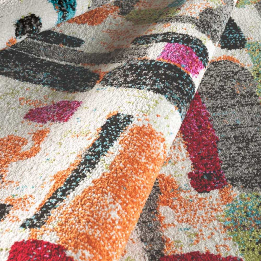 Modern design woonkamer tapijt pop art multicolour Milano MUL021