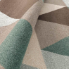 Modern design tapijt geometrisch patroon veelkleurig rechthoekig Milano GLO009 Aanbod