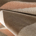 Modern design geometrisch rechthoekig bruin grijs Milano tapijt GLO006 Aanbod