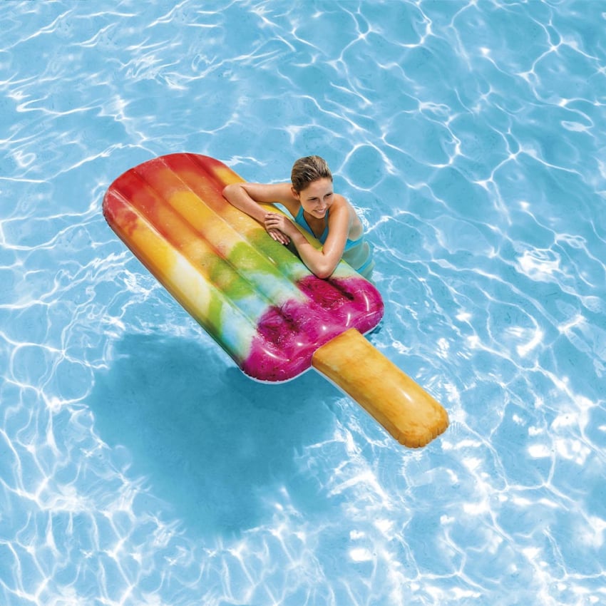 Spruit Uitsluiten Lieve Popsicle Float Opblaasbare luchtbed Ijspegel Intex 58766 zwembad