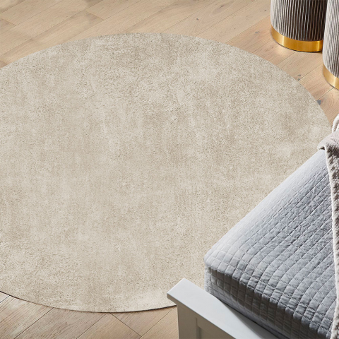 Rond design modern anti-statisch tapijt voor de woonkamer Milano CRE101TD