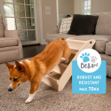 Inklapbare hondentrap voor huisdieren met 4 kunststof trappen Diva Verkoop