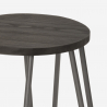Industrieel design barkruk van metaal en hout Carbon One Keuze