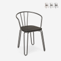 Lix stijlstoelen industrieel ontwerp stalen armleuningen voor bar en keuken ferrum arm Kortingen