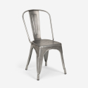Industriële stoel Steel Old van staal voor thuis of horeca 