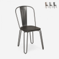 Stalen stoelen in industrieel design Ferrum One Aanbieding